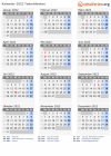 Kalender 2022 mit Ferien und Feiertagen Tadschikistan
