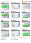 Kalender 2023 mit Ferien und Feiertagen Queensland