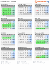 Kalender 2023 mit Ferien und Feiertagen Victoria