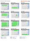 Kalender 2023 mit Ferien und Feiertagen Flandern