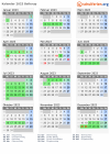 Kalender 2023 mit Ferien und Feiertagen Ballerup