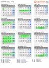 Kalender 2023 mit Ferien und Feiertagen Faxe