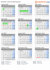 Kalender 2023 mit Ferien und Feiertagen Guldborgsund