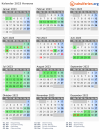 Kalender 2023 mit Ferien und Feiertagen Horsens