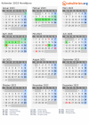 Kalender 2023 mit Ferien und Feiertagen Norddjurs