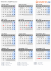 Kalender 2023 mit Ferien und Feiertagen Ringsted