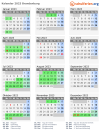 Kalender 2023 mit Ferien und Feiertagen Brandenburg