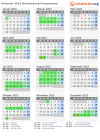 Kalender 2023 mit Ferien und Feiertagen Mecklenburg-Vorpommern