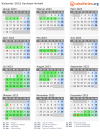 Kalender 2023 mit Ferien und Feiertagen Sachsen-Anhalt