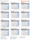 Kalender 2023 mit Ferien und Feiertagen Caen