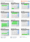 Kalender 2023 mit Ferien und Feiertagen Flevoland (mitte)