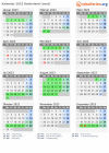 Kalender 2023 mit Ferien und Feiertagen Gelderland (nord)