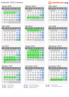 Kalender 2023 mit Ferien und Feiertagen Limburg