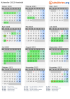 Kalender 2023 mit Ferien und Feiertagen Aostatal