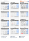 Kalender 2023 mit Ferien und Feiertagen Italien