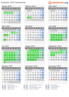 Kalender 2023 mit Ferien und Feiertagen Kampanien