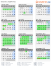 Kalender 2023 mit Ferien und Feiertagen Molise