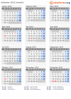 Kalender 2023 mit Ferien und Feiertagen Jamaika