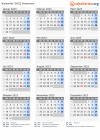 Kalender 2023 mit Ferien und Feiertagen Komoren