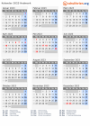Kalender 2023 mit Ferien und Feiertagen Hedmark