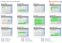 Kalender 2023 mit Ferien und Feiertagen Møre og Romsdal