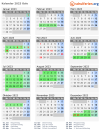 Kalender 2023 mit Ferien und Feiertagen Oslo