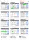 Kalender 2023 mit Ferien und Feiertagen Rogaland