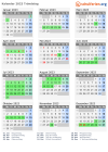 Kalender 2023 mit Ferien und Feiertagen Tröndelag