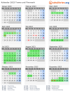 Kalender 2023 mit Ferien und Feiertagen Troms und Finnmark