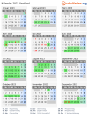 Kalender 2023 mit Ferien und Feiertagen Vestland