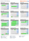 Kalender 2023 mit Ferien und Feiertagen Salzburg