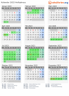 Kalender 2023 mit Ferien und Feiertagen Heiligkreuz
