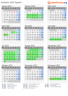 Kalender 2023 mit Ferien und Feiertagen Oppeln