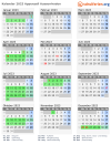 Kalender 2023 mit Ferien und Feiertagen Appenzell Ausserrhoden
