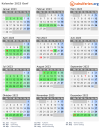 Kalender 2023 mit Ferien und Feiertagen Genf