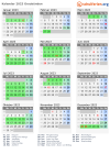 Kalender 2023 mit Ferien und Feiertagen Graubünden