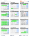 Kalender 2023 mit Ferien und Feiertagen Neuenburg