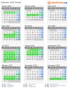Kalender 2023 mit Ferien und Feiertagen Waadt