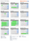 Kalender 2023 mit Ferien und Feiertagen Kladen