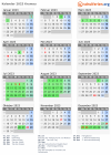 Kalender 2023 mit Ferien und Feiertagen Krumau