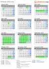 Kalender 2023 mit Ferien und Feiertagen Laun