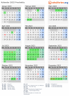 Kalender 2023 mit Ferien und Feiertagen Prachatitz