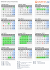 Kalender 2023 mit Ferien und Feiertagen Trautenau