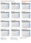 Kalender 2024 mit Ferien und Feiertagen Äquatorialguinea