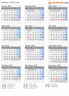 Kalender 2024 mit Ferien und Feiertagen Arrö