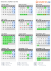 Kalender 2024 mit Ferien und Feiertagen Innlandet