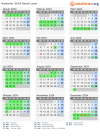 Kalender 2024 mit Ferien und Feiertagen Basel-Land