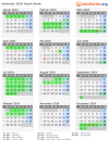 Kalender 2024 mit Ferien und Feiertagen Basel-Stadt