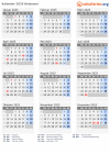 Kalender 2025 mit Ferien und Feiertagen Botsuana