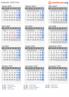 Kalender 2025 mit Ferien und Feiertagen Arrö